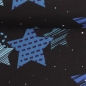 Mobile Preview: Softshell "Fiete" NANO Sterne blau, schwarz